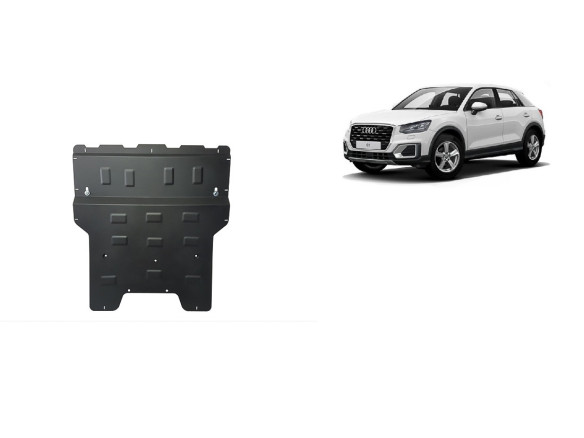 Stahl Unterfahrschutz für Motor Audi Q2 (2016-2020) EANAudi