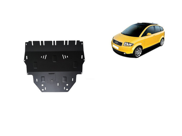 Stahl Unterfahrschutz für Motor Audi A2 (2000-2005) EANAudi
