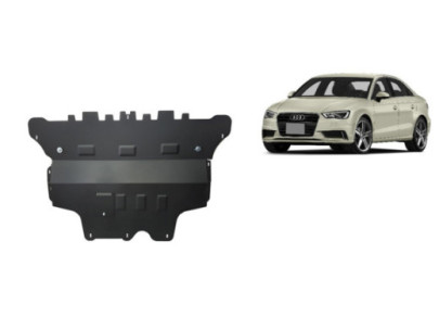 Stahl Unterfahrschutz für Motor Audi A4 B8, diesel (2008-2015) EANAudi