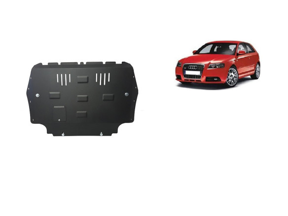 Stahl Unterfahrschutz für Motor, Getriebe Audi A3 (2008-2012) EANAudi