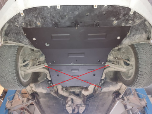 Stahl Unterfahrschutz für Motor Audi A4 B9 (2016-2026) EANAudi