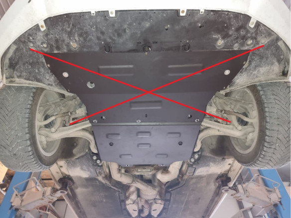 Stahl Unterfahrschutz für Getriebe Audi A4 B9 (2016-2026) EANAudi