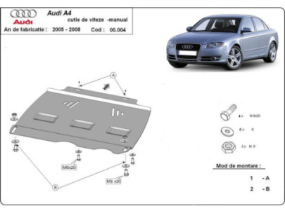Stahl Unterfahrschutz für Motor Audi A3 (1996-2003) EANAudi
