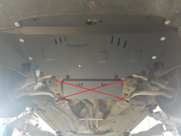 Stahl Unterfahrschutz für Motor Audi A4 B6, 1.9 Tdi (1999-2005) EANAudi A4