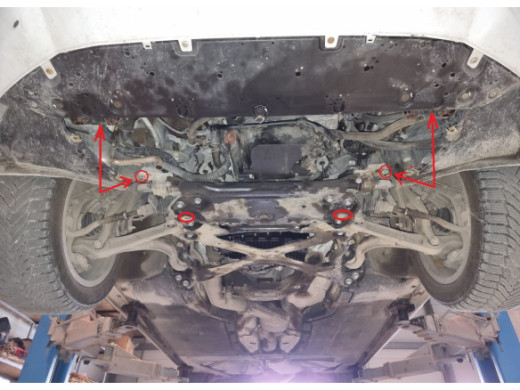 Stahl Unterfahrschutz für Motor Audi A5 (2017-2026) EANAudi A5