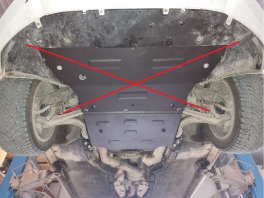 Stahl Unterfahrschutz für Getriebe Audi A4 B9 All Road (2015-2026) EANAudi Allroad