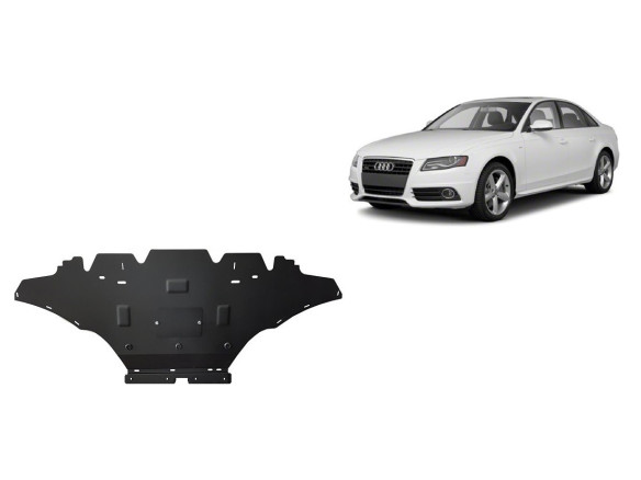 Stahl Unterfahrschutz für Motor Audi A4 B8 All Road diesel (2008-2014) EANAudi Allroad