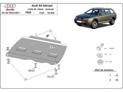 Stahl Unterfahrschutz für Motor Audi A3 (2020-2026) EANAudi 2