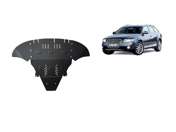 Stahl Unterfahrschutz für Motor Audi A6 Allroad 2 - für die Seiten (2005-2011) EANAudi Allroad