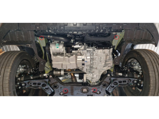 Stahl Unterfahrschutz für Motor Baic Beijing X75 (-) EANBaic Beijing X75