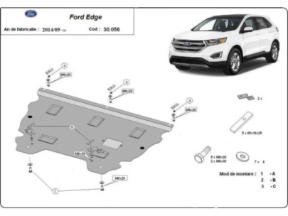 Stahl Unterfahrschutz für Motor Ford Transit (2013-2020) EANFord