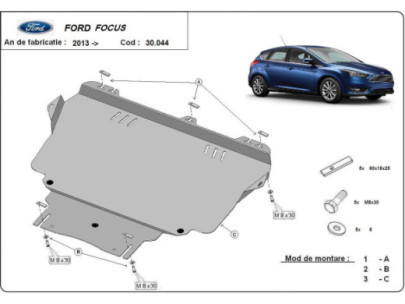 Stahl Unterfahrschutz für Motor Ford KA+ (2014-2020) EANFord 2