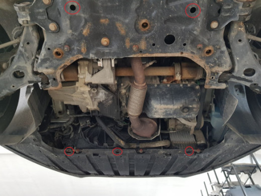 Stahl Unterfahrschutz für Motor Ford Focus 3 (2010-2018) EANFord Focus