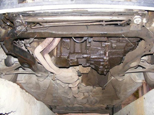 Stahl Unterfahrschutz für Motor Ford Mondeo 1,2 (1992-2000) EANFord Mondeo