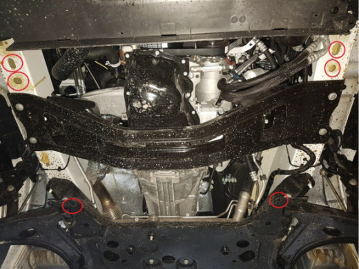 Stahl Unterfahrschutz für Motor Ford Transit (2013-2020) EANFord