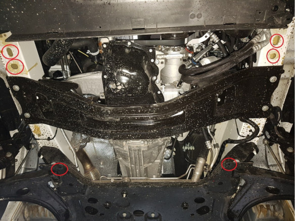 Stahl Unterfahrschutz für Motor Ford Transit (2013-2020) EANFord