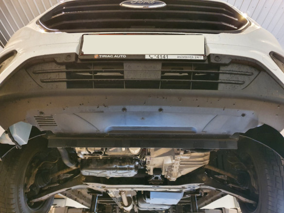 Stahl Unterfahrschutz für Motor, Getriebe Ford Transit Custom - FWD (2020-2023) EANFord Transit Custom