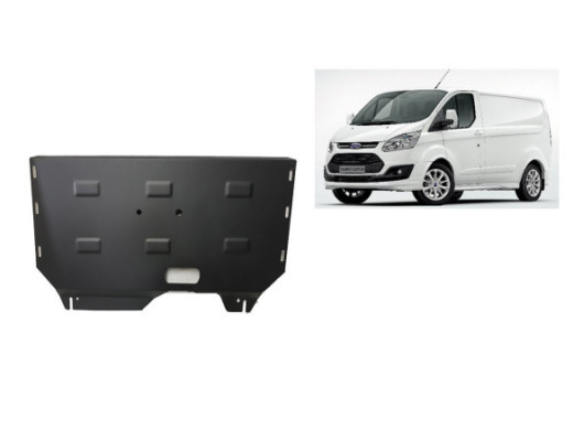 Stahl Unterfahrschutz für Motor, Getriebe Ford Transit Custom (2013-2019) EANFord Transit Custom