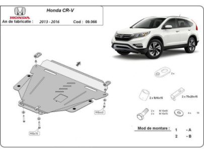 Stahl Unterfahrschutz für Motor Honda CR-V (2017-2022) EANHonda CR-V 2