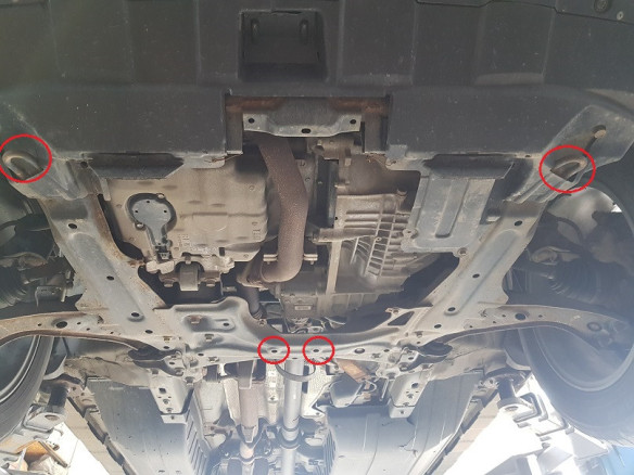 Stahl Unterfahrschutz für Motor Honda CR-V (2013-2016) EANHonda CR-V