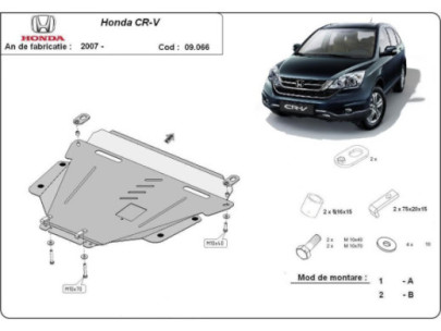 Stahl Unterfahrschutz für Motor Honda CR-V (2017-2022) EANHonda CR-V 2