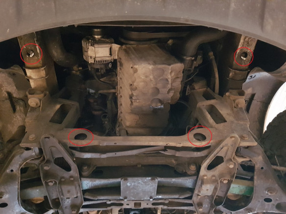 Stahl Unterfahrschutz für Motor Mercedes Sprinter 906 4x4 (2006-2018) EANMercedes Sprinter