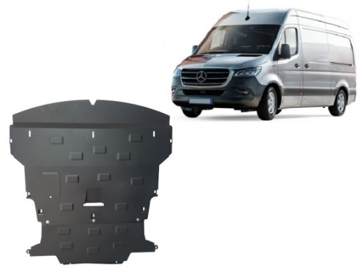 Stahl Unterfahrschutz für Motor Mercedes Sprinter-FWD (2018-2026) EANMercedes Sprinter