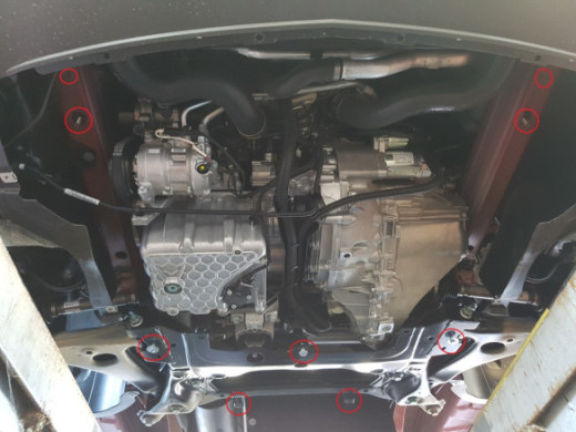 Stahl Unterfahrschutz für Motor Mercedes Sprinter-FWD (2018-2026) EANMercedes Sprinter