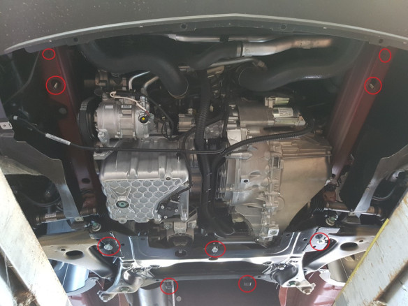 Stahl Unterfahrschutz für Motor Mercedes Sprinter-FWD (2018-2026) EANMercedes Sprinter