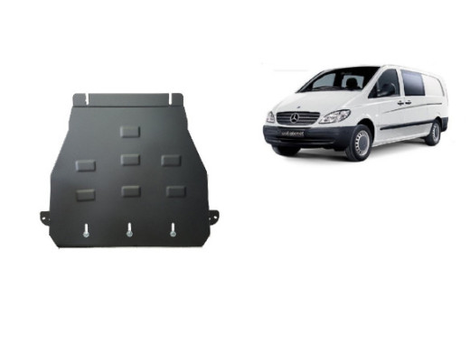 Stahl Unterfahrschutz für Getriebe Mercedes Vito W639 - 2.2 D 4x2 (2003-2014) EANMercedes Vito