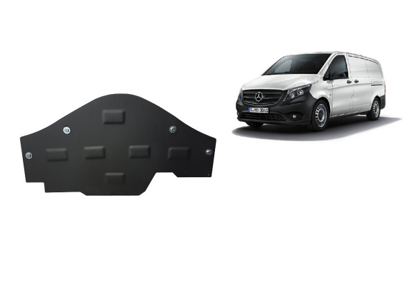 Stahl Unterfahrschutz für Stop-Go system Mercedes Vito W447, 4x2, 1.6 D (2014-2026) EANMercedes Vito
