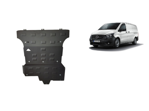 Stahl Unterfahrschutz für Motor Mercedes Vito W447, 2.2 D, 4x4 (2014-2020) EANMercedes Vito