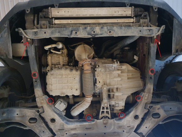 Stahl Unterfahrschutz für Motor SsangYong Tivoli (2023-2026) EANSsangyong Tivoli