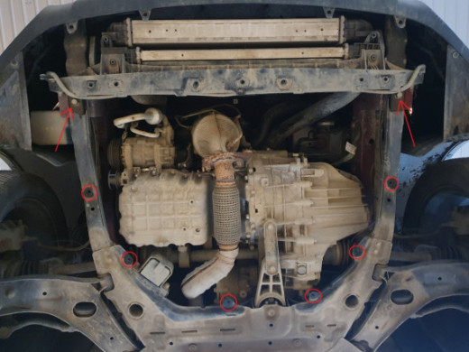 Stahl Unterfahrschutz für Motor SsangYong Tivoli (2015-2023) EANSsangyong Tivoli