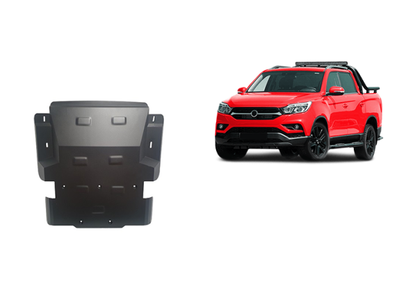 Stahl Unterfahrschutz für Motor Ssangyong Musso Grand (2018-2026) EANSsangYong