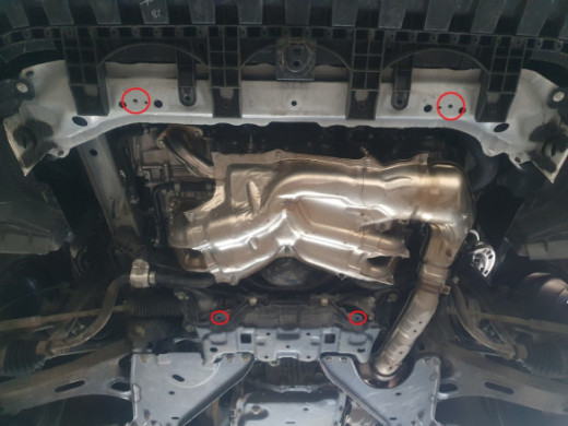 Stahl Unterfahrschutz für Motor Subaru Forester 5 (2018-2024) EANSubaru Forester