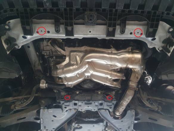 Stahl Unterfahrschutz für Motor Subaru Forester 5 (2018-2024) EANSubaru Forester