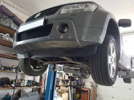 Stahl Unterfahrschutz für Getriebe, Verteilergetriebe Suzuki Grand Vitara 2 (2005-2019) EANSuzuki Grand Vitara