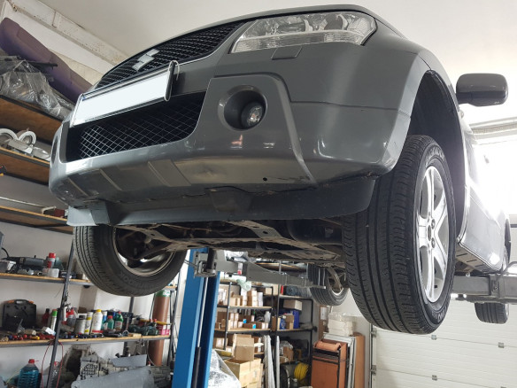 Stahl Unterfahrschutz für Getriebe, Verteilergetriebe Suzuki Grand Vitara 2 (2005-2019) EANSuzuki Grand Vitara