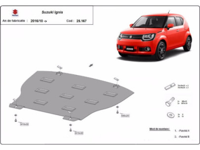 Stahl Unterfahrschutz für Motor Suzuki Grand Vitara (1999-2005) EANSuzuki 2