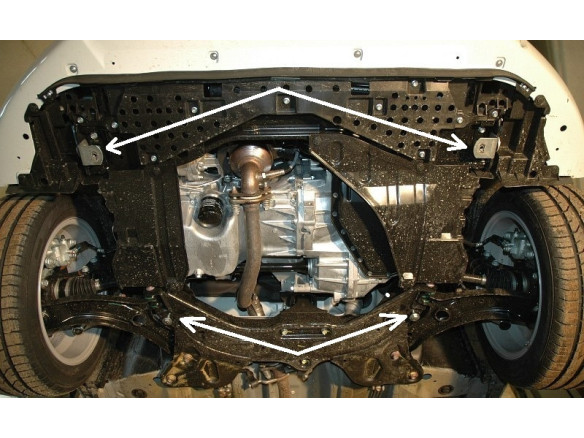 Stahl Unterfahrschutz für Motor Suzuki Swift 3 (2010-2017) EANSuzuki Swift