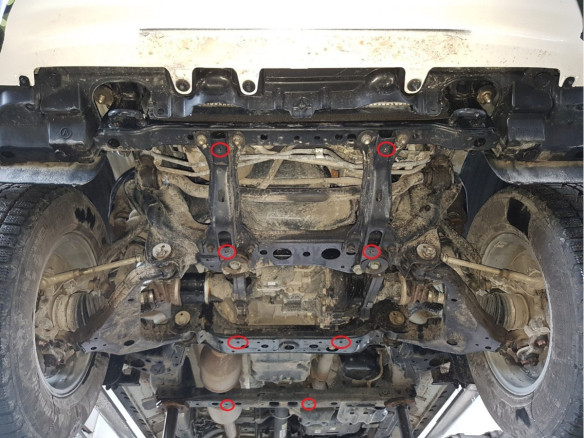 Stahl Unterfahrschutz für Motor Toyota Hilux Invincible (2021-2026) EANToyota