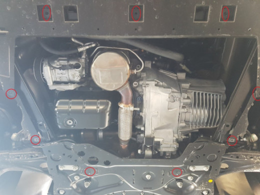 Stahl Unterfahrschutz für Motor Toyota Proace City Verso (2019-2026) EANToyota