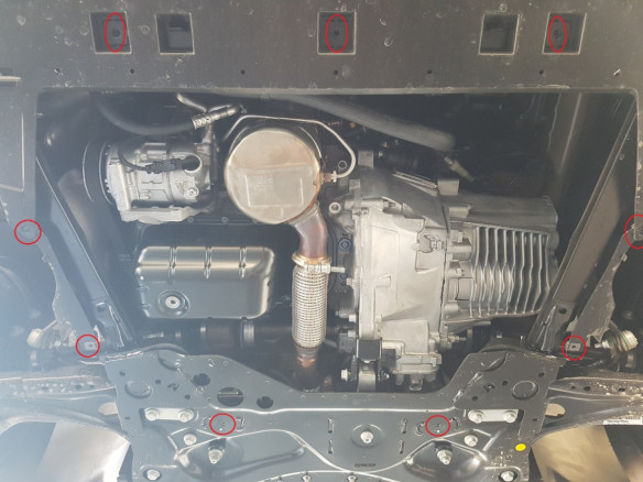 Stahl Unterfahrschutz für Motor Toyota Proace City Verso (2019-2026) EANToyota