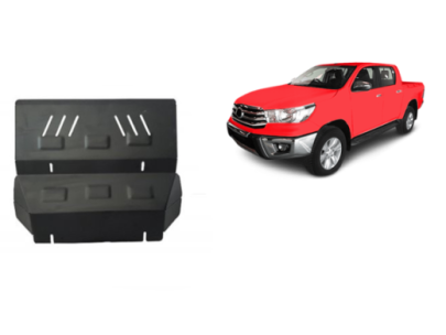 Stahl Unterfahrschutz für Motor, Kühler Toyota Hilux Revo (2016-2026) EANToyota Hilux Revo