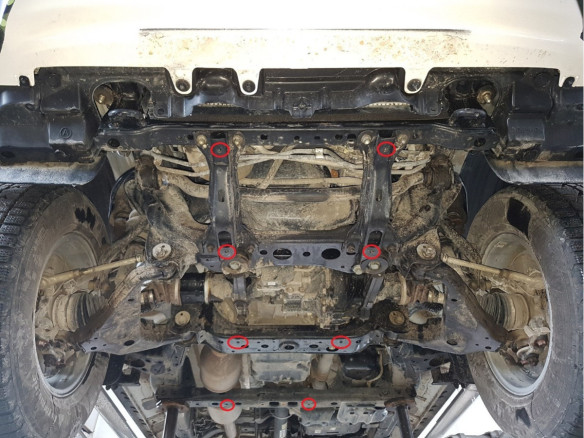 Stahl Unterfahrschutz für Kühler Toyota Hilux Revo (2016-2026) EANToyota Hilux Revo