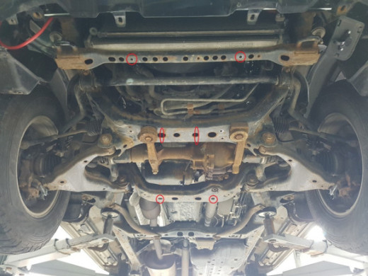 Stahl Unterfahrschutz für Motor Toyota 4Runner (2002-2009) EANToyota 4Runner