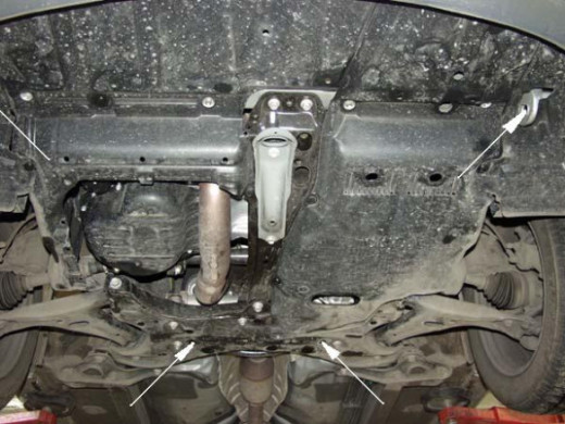 Stahl Unterfahrschutz für Motor Toyota Avensis (2003-2008) EANToyota Avensis