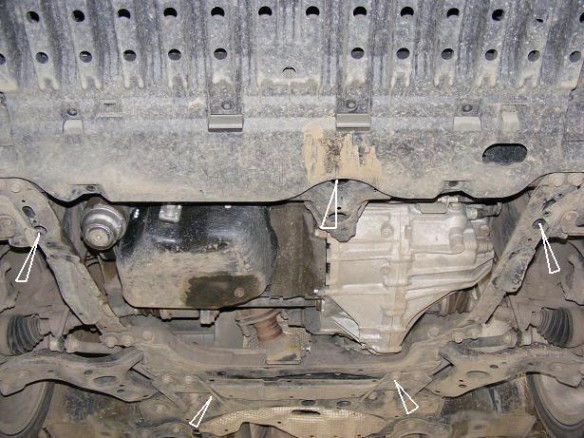 Stahl Unterfahrschutz für Motor Toyota Avensis (2008-2018) EANToyota Avensis