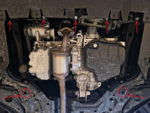 Stahl Unterfahrschutz für Motor Toyota Aygo X (2022-2026) EANToyota Aygo